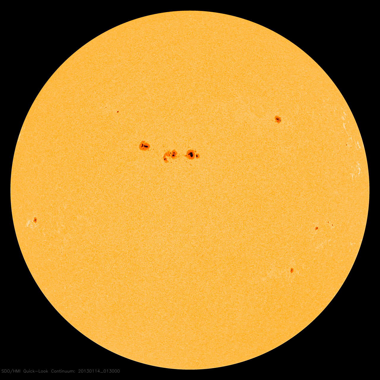 Sunspot Image 2013